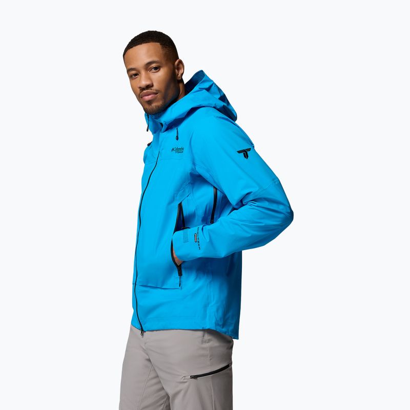 Férfi softshell dzseki Columbia Saudan Pro 3L compass blue 4