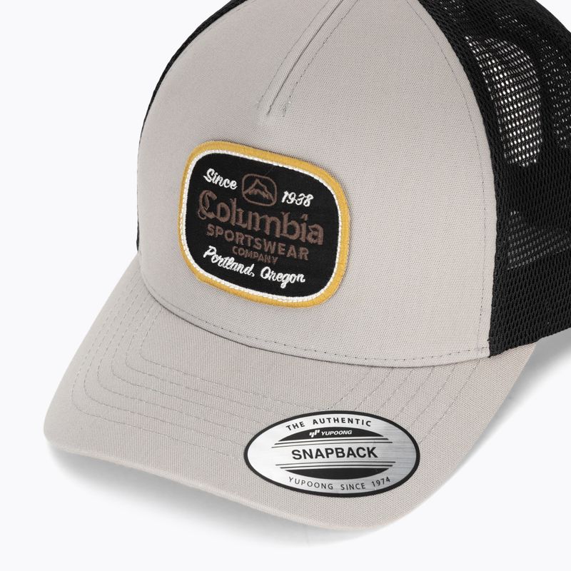 Baseballsapka Columbia Road Ready Snap Back flint grey/beer label 3