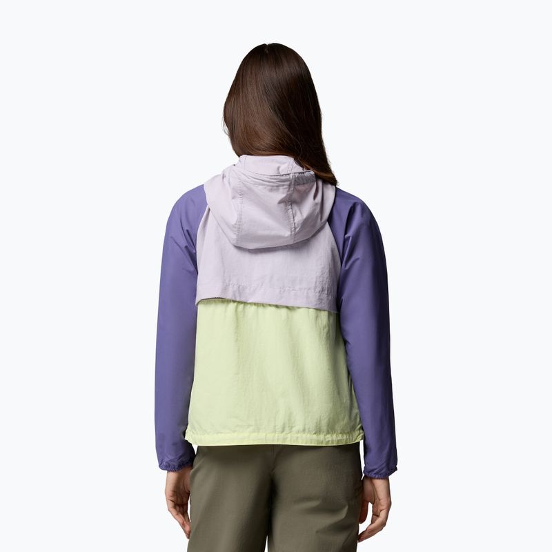 Női szélálló dzseki Columbia Spire Valley Windbreaker citron haze/lavender pearl/stormwatch 3
