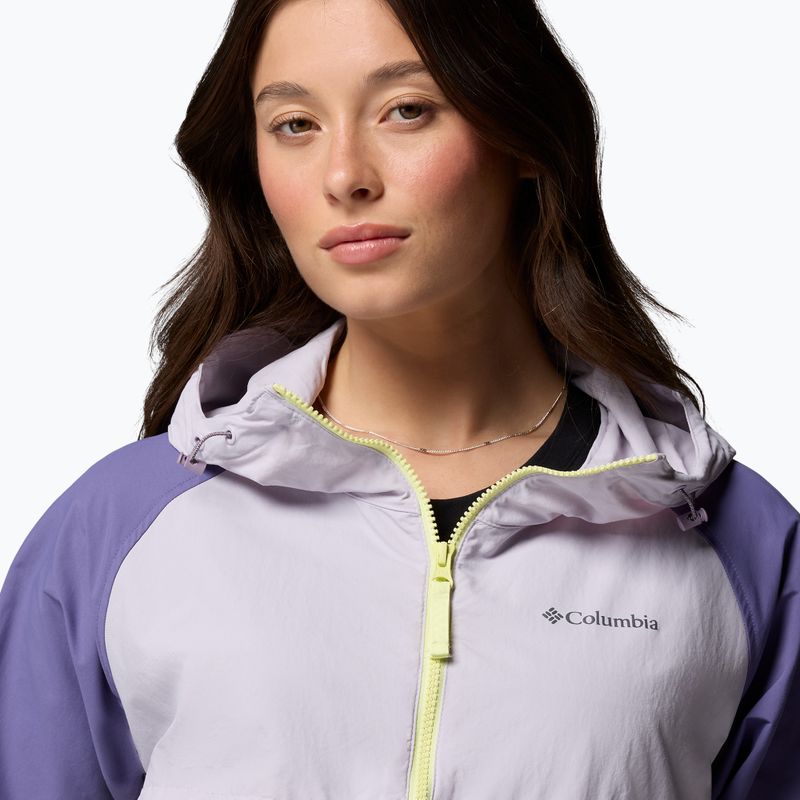 Női szélálló dzseki Columbia Spire Valley Windbreaker citron haze/lavender pearl/stormwatch 6