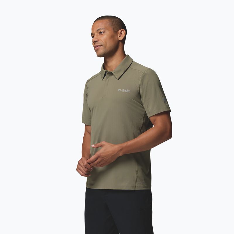 Férfi póló Columbia Diamond Peak Pro Polo stone green 4