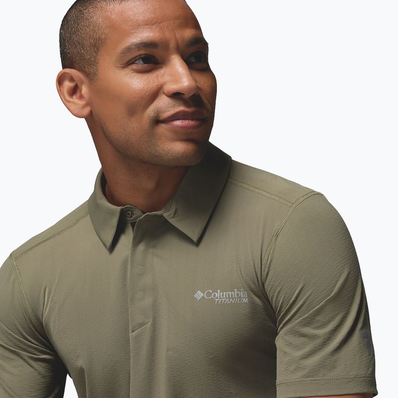 Férfi póló Columbia Diamond Peak Pro Polo stone green 5