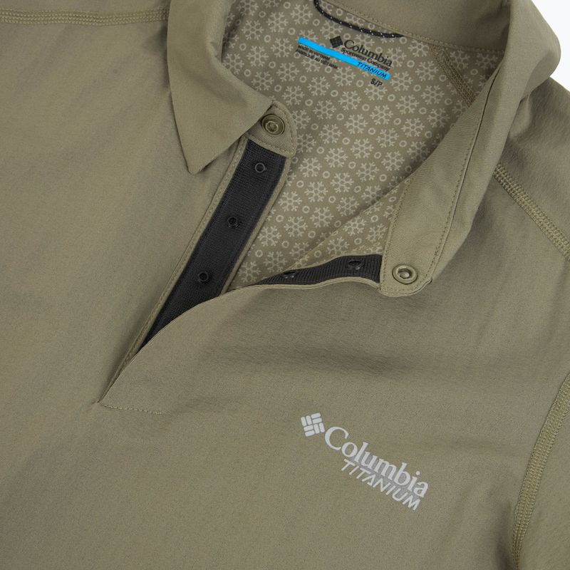 Férfi póló Columbia Diamond Peak Pro Polo stone green 4