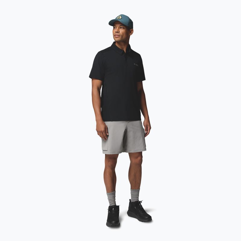 Férfi póló Columbia Diamond Peak Pro Polo black 2
