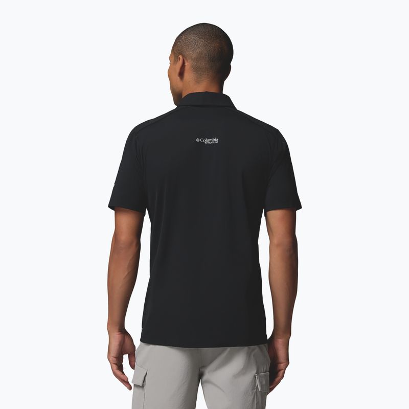 Férfi póló Columbia Diamond Peak Pro Polo black 3
