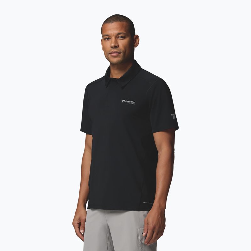 Férfi póló Columbia Diamond Peak Pro Polo black 4