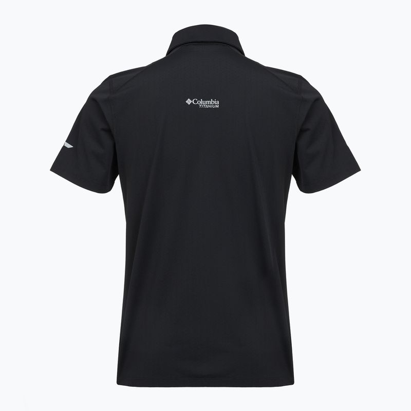 Férfi póló Columbia Diamond Peak Pro Polo black 2