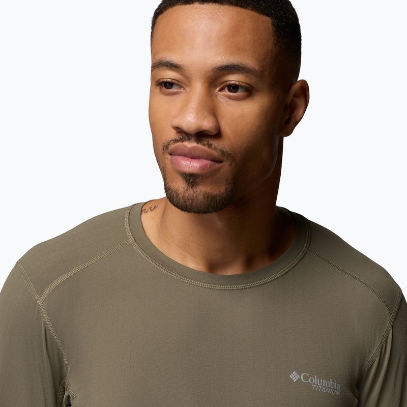 Férfi hosszú ujjú póló Columbia Diamond Peak Pro Crew stone green 5