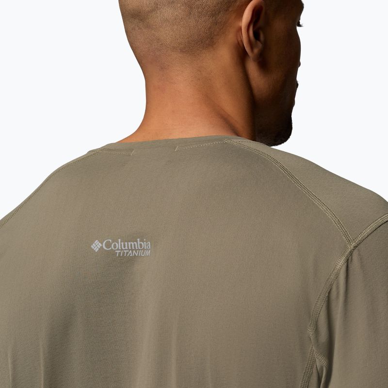Férfi hosszú ujjú póló Columbia Diamond Peak Pro Crew stone green 6