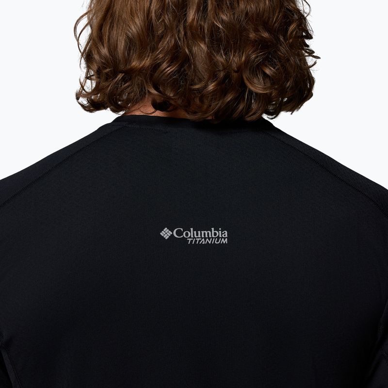 Férfi hosszú ujjú póló Columbia Diamond Peak Pro Crew black 6