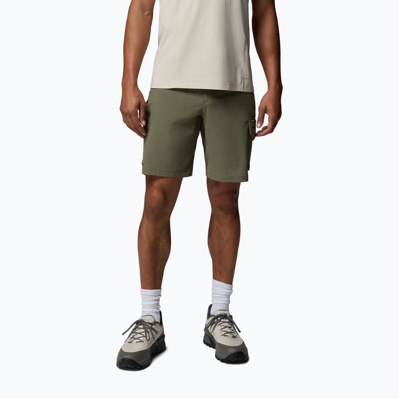 Férfi trekking rövidnadrág Columbia Silver Ridge Elite stone green