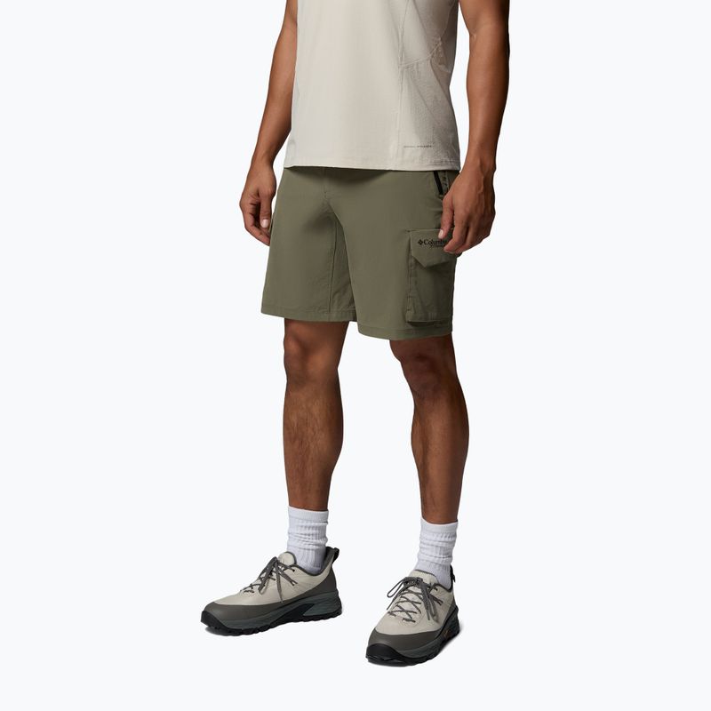 Férfi trekking rövidnadrág Columbia Silver Ridge Elite stone green 4