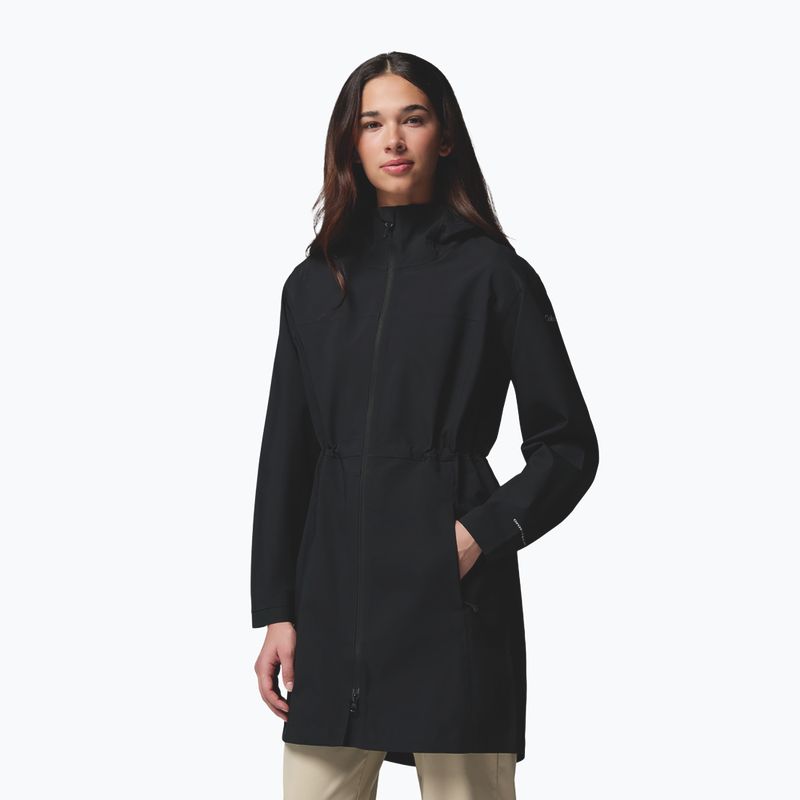 Női esőkabát Columbia Weekend Adventure II Long Shell black