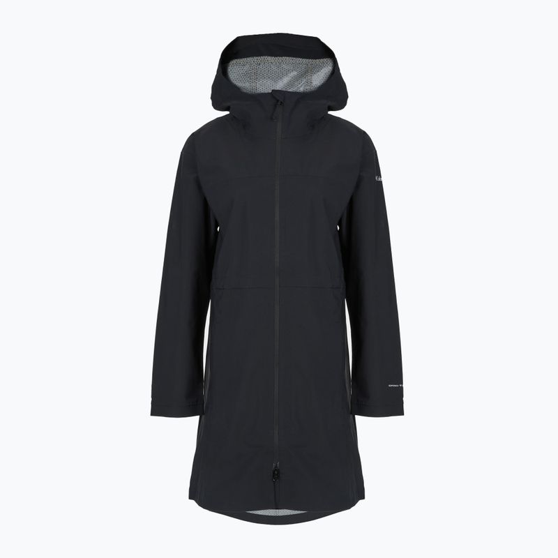 Női esőkabát Columbia Weekend Adventure II Long Shell black
