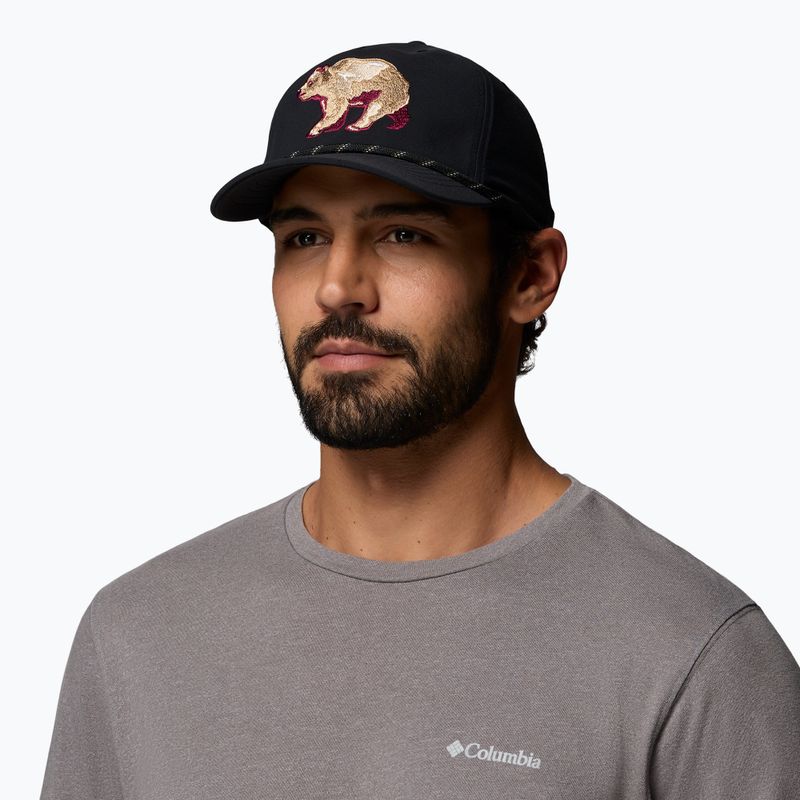 Baseballsapka Columbia Ecoscape 3D Stretch Snapback black/bear 4