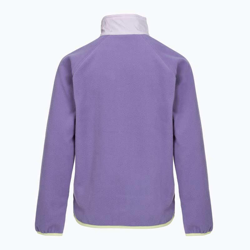 Gyerek polár pulóver Columbia Fast Trek V Full Zip stormwatch/lavender pearl 2