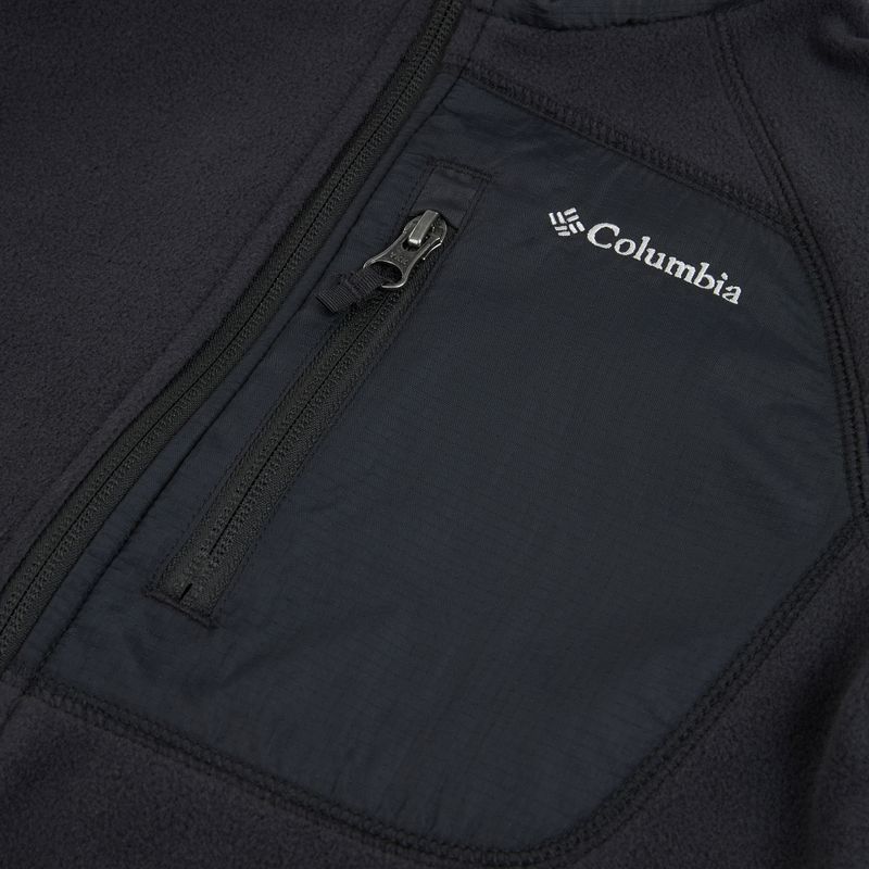 Gyerek polár pulóver Columbia Fast Trek V Full Zip black 3