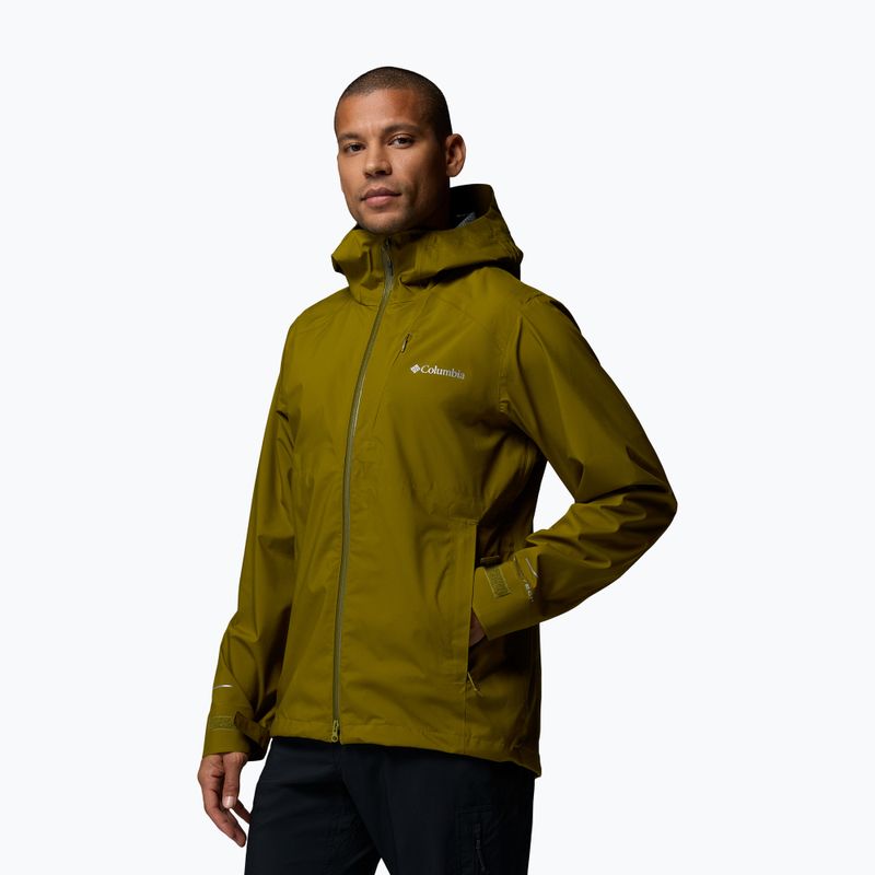 Férfi softshell dzseki Columbia Trailborne 2.5L mossy green 4
