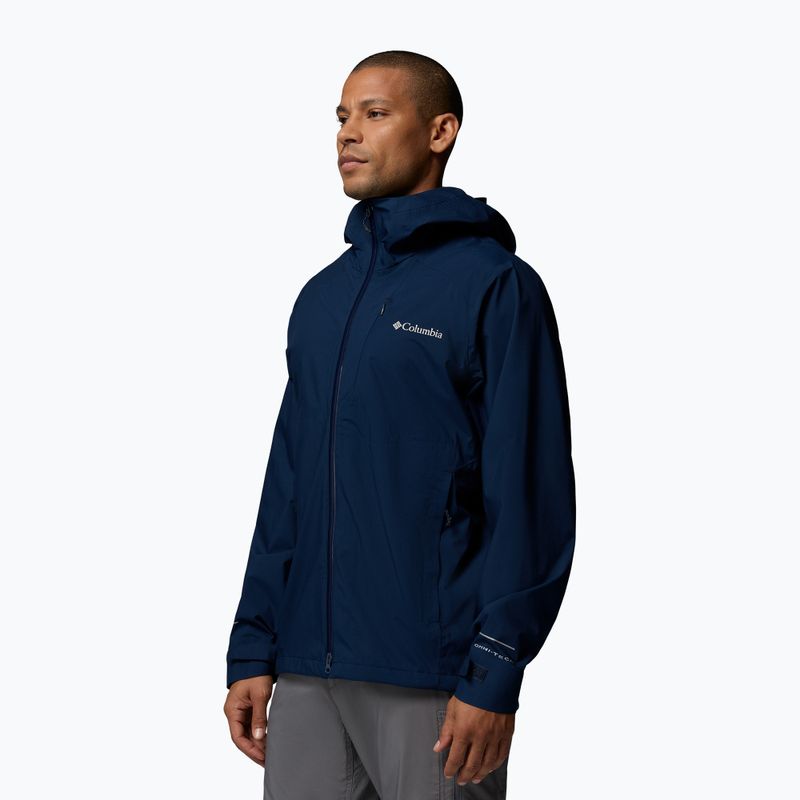 Férfi softshell dzseki Columbia Trailborne 2.5L collegiate navy 4