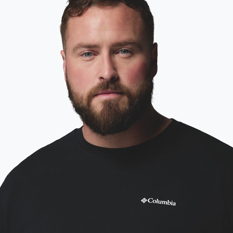 Férfi póló Columbia CSC Outdoor back graphic black/scoped view 5