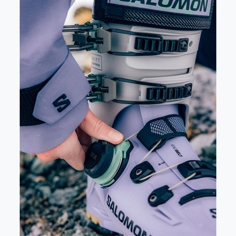 Női sícipők Salomon Shift Supra S Boa 105 W GW cosmic sky/cool gray 5/shale green 6