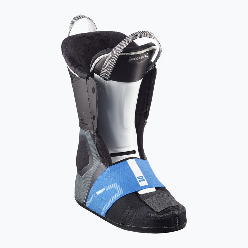 Női sícipők Salomon S/Pro Supra Dual Boa 115 W black/beluga metallic/beetroot purple 10