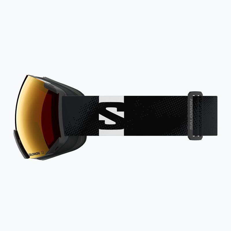 Gyerek síszemüveg Salomon Radium black/mi mid red 8
