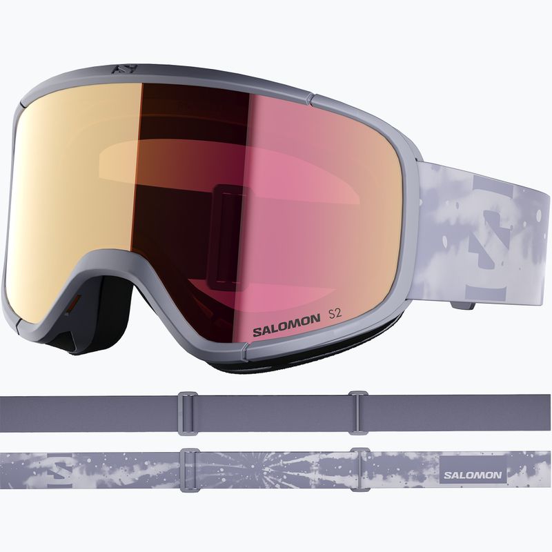 Síszemüveg Salomon Aksium 2.0 S2 blue granite/ml ruby 2
