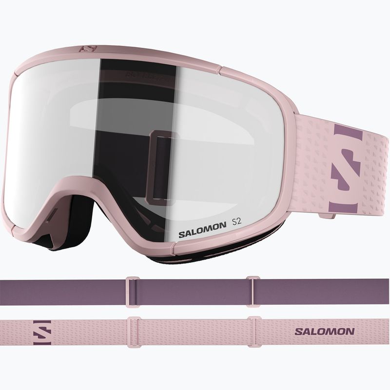 Síszemüveg Salomon Aksium 2.0 S2 heavenly pink/ml super white 2