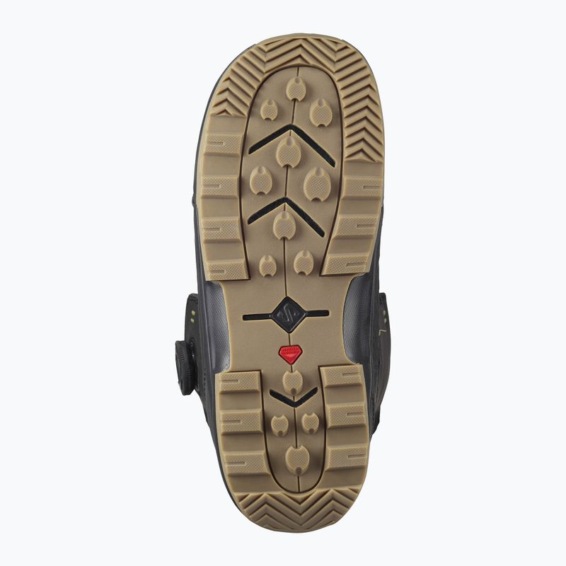 Férfi snowboard cipő Salomon Echo Dual Boa black/black/deep lichen green 7