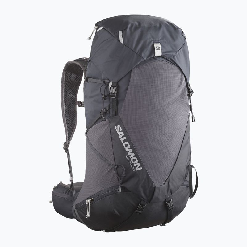 Férfi túrahátizsák Salomon Aerotrek 50 l antracit/kilences vas/ötvözet