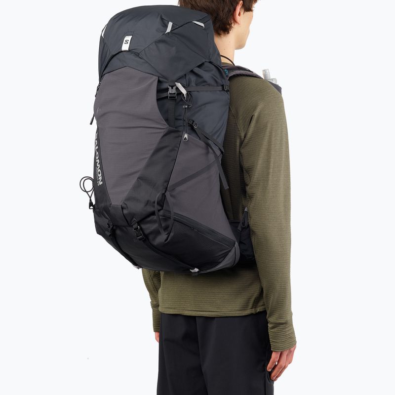 Férfi túrahátizsák Salomon Aerotrek 50 l antracit/kilences vas/ötvözet 3