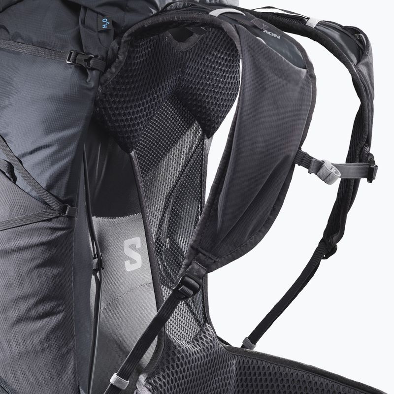 Férfi túrahátizsák Salomon Aerotrek 50 l antracit/kilences vas/ötvözet 7