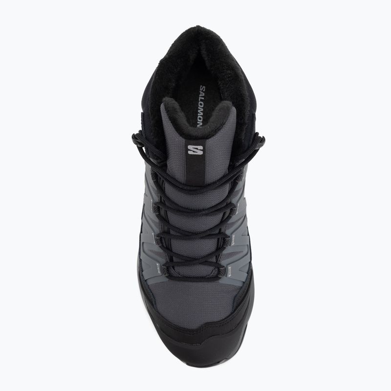 Férfi túrabakancs Salomon X-Adventure Coldrush WP aszfalt / fekete / ötvözet 5