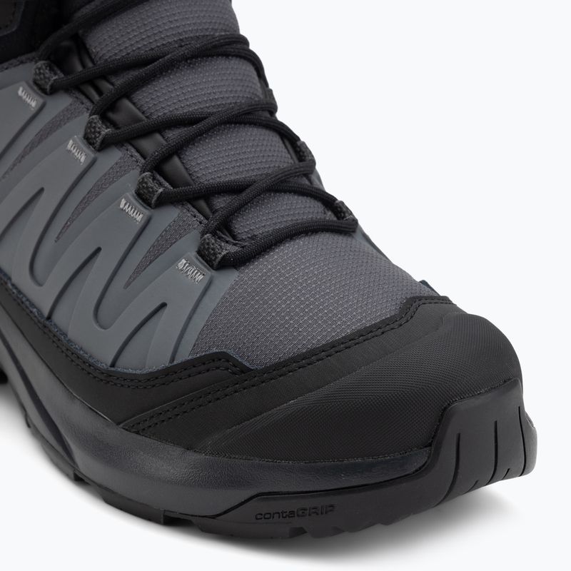 Férfi túrabakancs Salomon X-Adventure Coldrush WP aszfalt / fekete / ötvözet 7