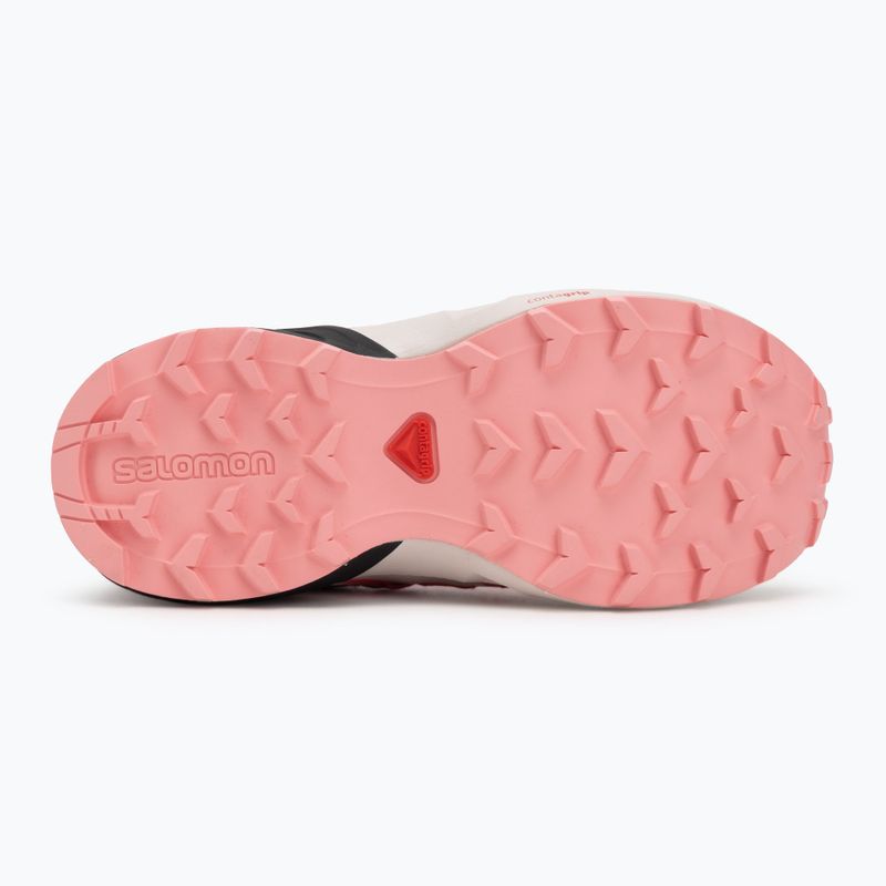 Gyerek futócipő Salomon Speedcross Waterproof grisaille/hushed violet/rouge red 4