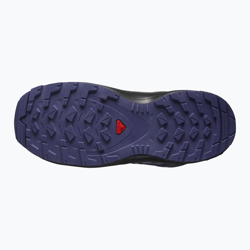 Salomon XA Pro V8 MID WP gyermek túrabakancs turbulence / fekete / liberty 11