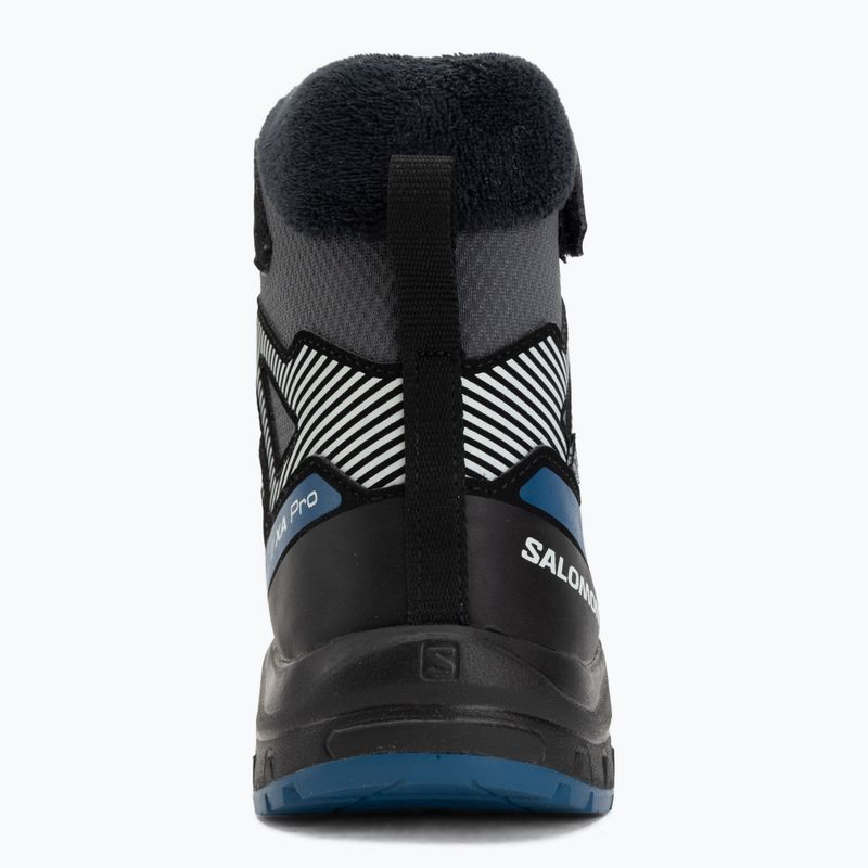 Gyermek túrabakancs Salomon XA Pro V8 Winter Waterproof turbulence / fekete / sötétkék 6