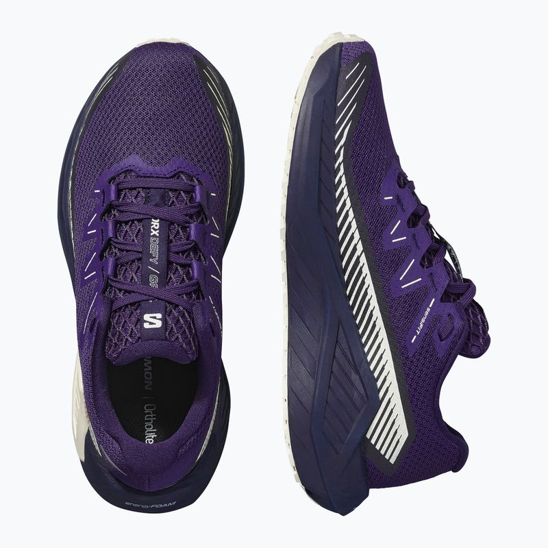 Női Salomon DRX Defy Gravel futócipő astral aura/tengeri kék/vanília jég 12