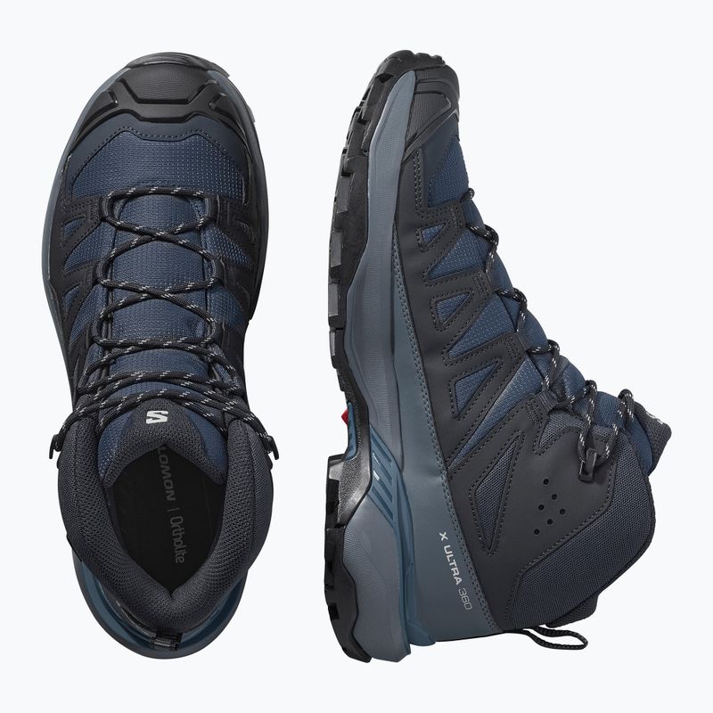 Férfi túrabakancs Salomon X Ultra 360 Mid GTX kék éjszaka / sötétkék / sötétkék 12