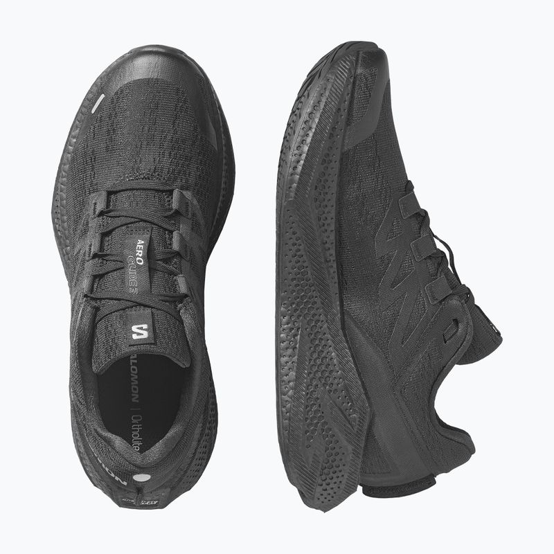 Férfi Salomon Aero Glide 3 futócipő fekete/fekete/ftw ezüst 6