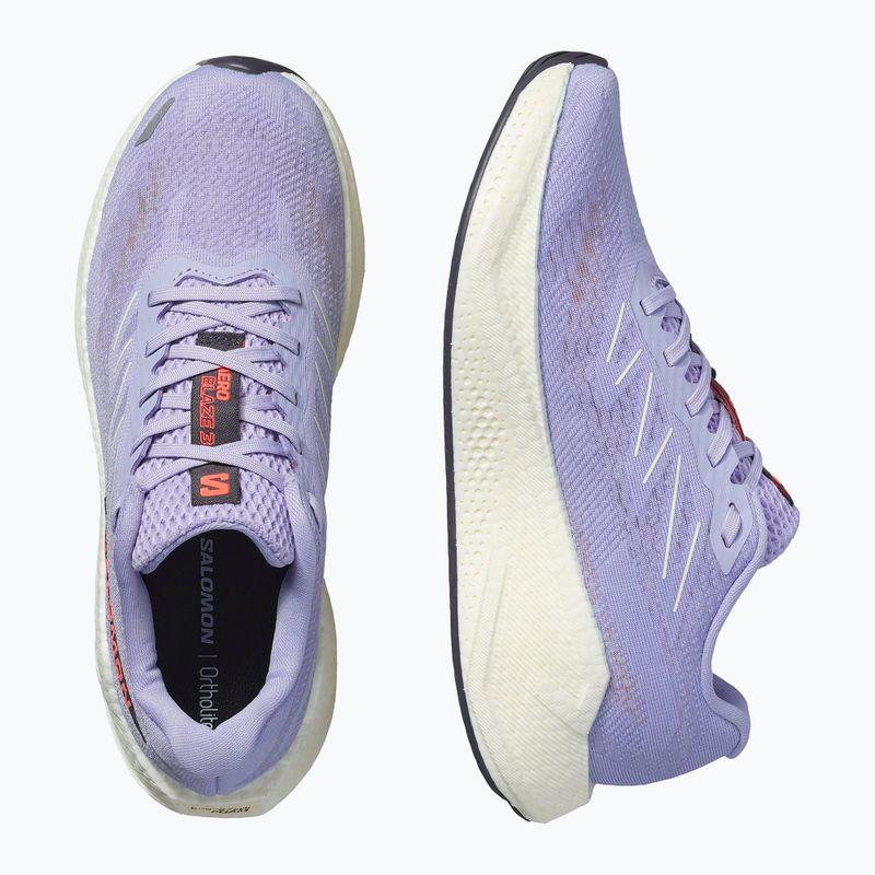 Női futócipő Salomon Aero Blaze 3 cosmic sky/vanilla ice/neon flame 6