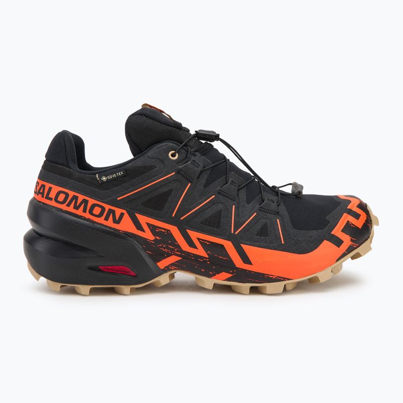 Férfi futócipő Salomon Speedcross 6 GTX fekete/sokk narancs/fehér bors 2