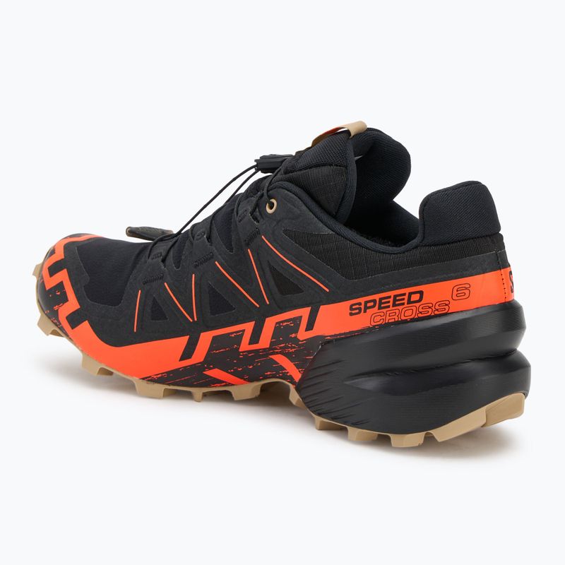 Férfi futócipő Salomon Speedcross 6 GTX fekete/sokk narancs/fehér bors 3
