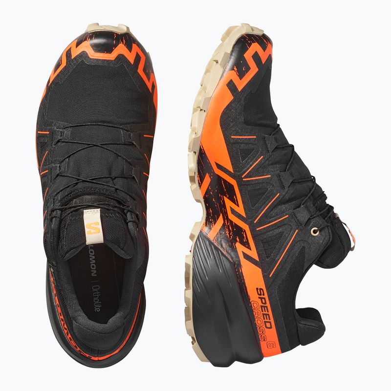Férfi futócipő Salomon Speedcross 6 GTX fekete/sokk narancs/fehér bors 6