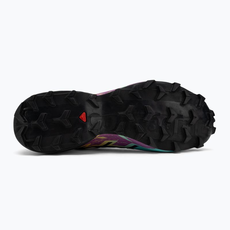 Férfi futócipő Salomon Speedcross 6 GTX átlátszó sárga/fekete/vízesés 4
