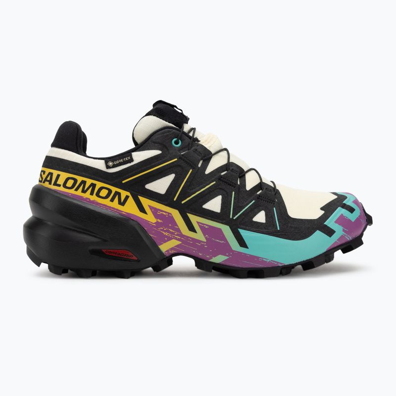 Női futócipő Salomon Speedcross 6 GTX átlátszó sárga/fekete/vízesés 2
