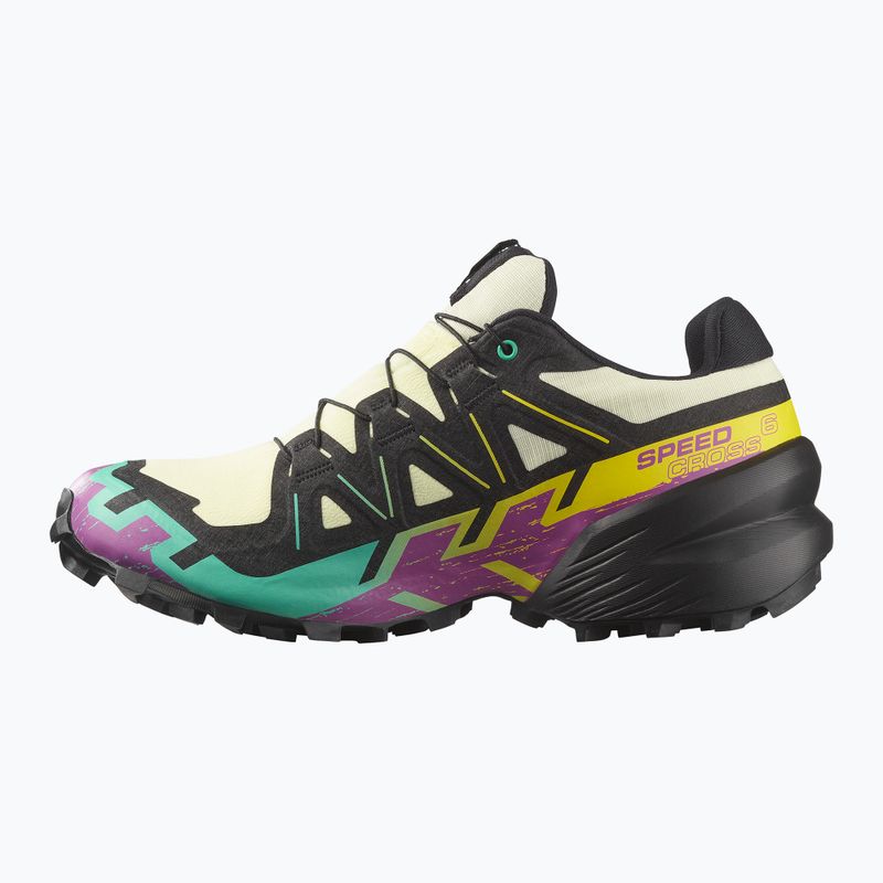 Női futócipő Salomon Speedcross 6 GTX átlátszó sárga/fekete/vízesés 9