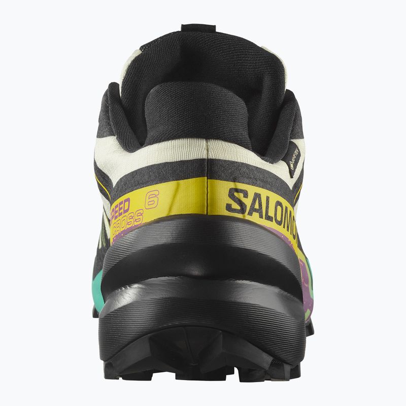 Női futócipő Salomon Speedcross 6 GTX átlátszó sárga/fekete/vízesés 10