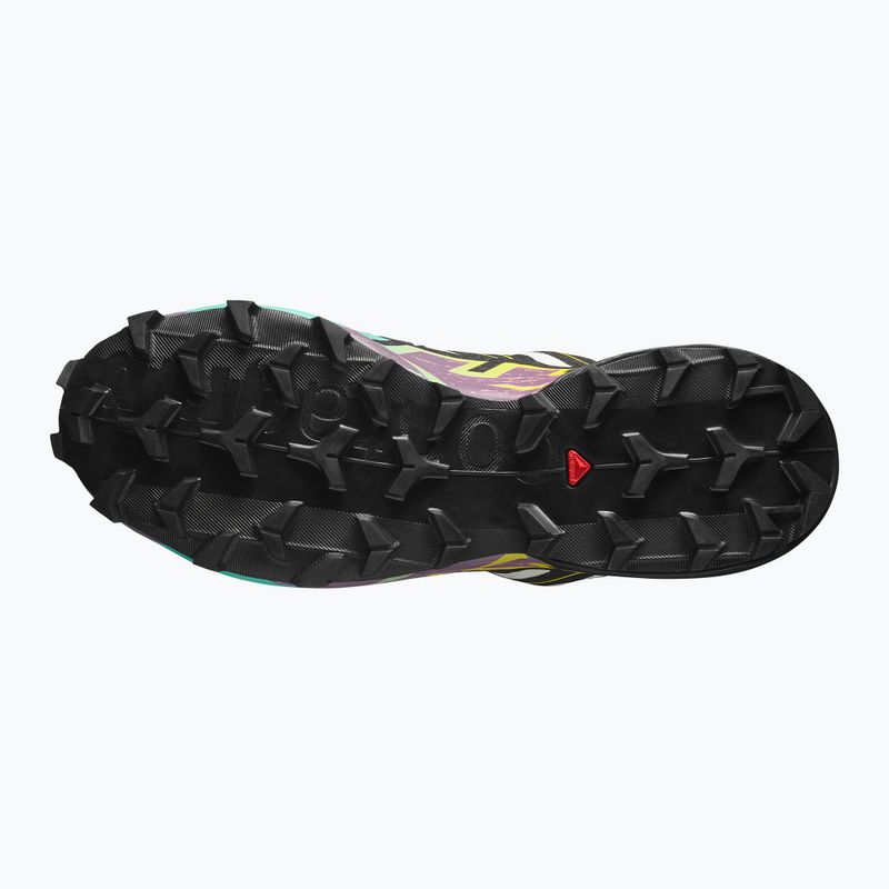 Női futócipő Salomon Speedcross 6 GTX átlátszó sárga/fekete/vízesés 11